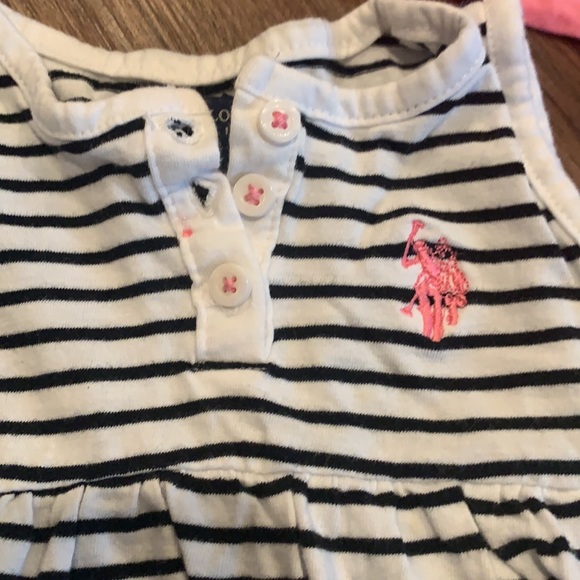 U.S. Polo Assn.- 2pcs Girls Dress and Pink Cardigan- 2T - Picture 7 of 8